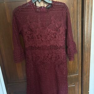 Maroon dress